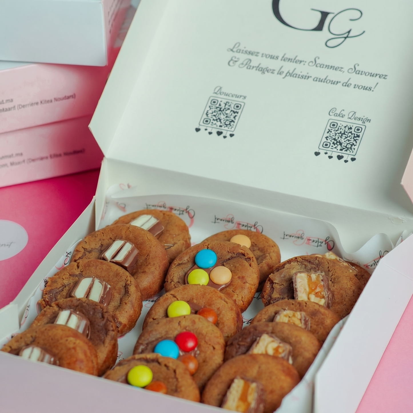 Cookies toppings