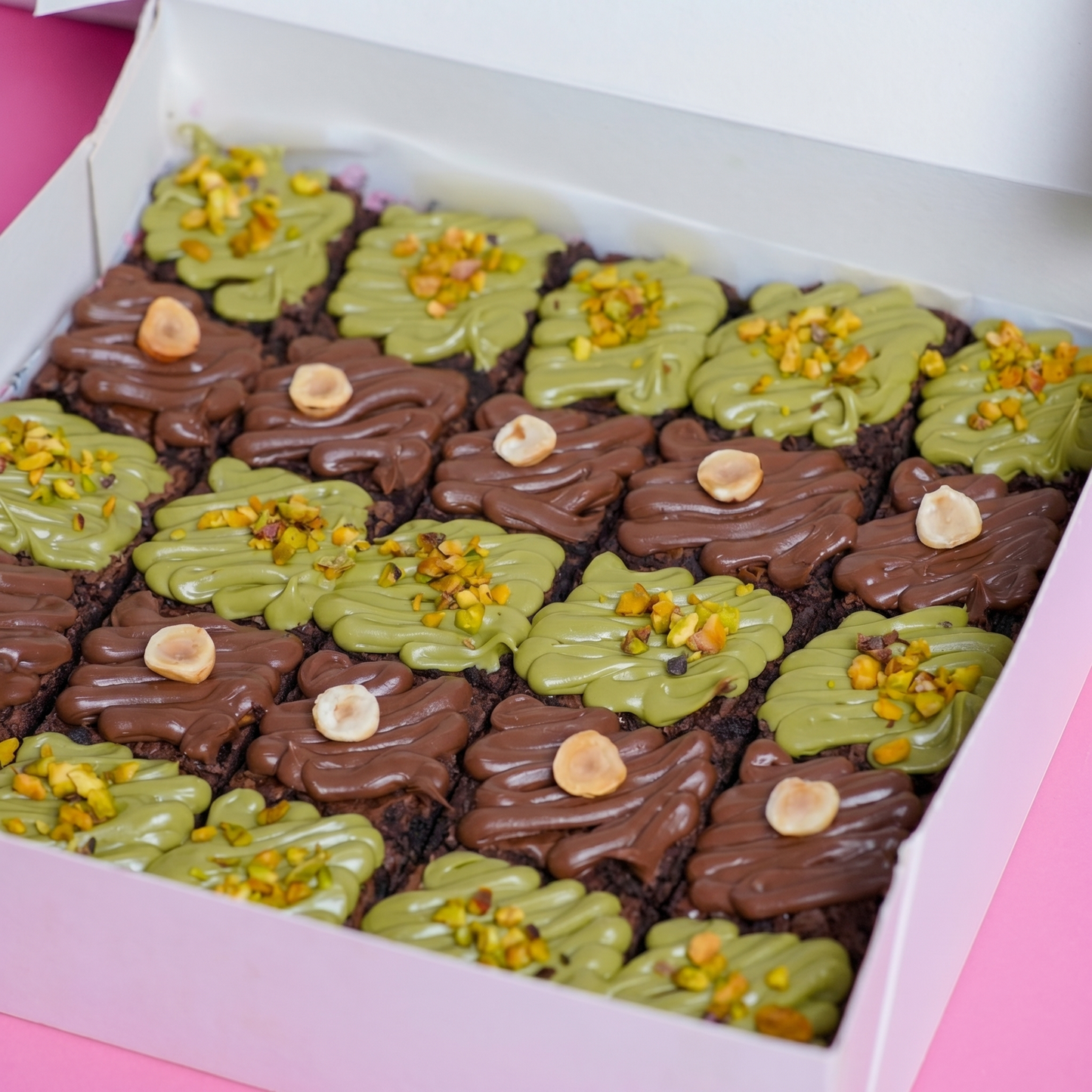 Brownies Pistachio Nutella